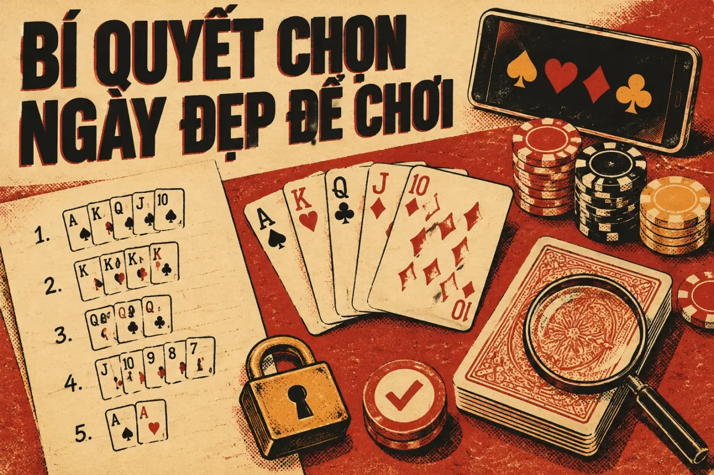 Bí quyết chọn ngày đẹp để chơi Xì Dách được nhiều cao thủ bật mí