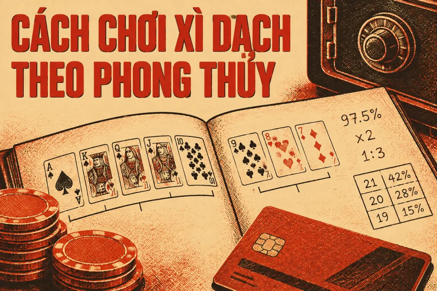 Cách chơi xì dách theo phong thủy