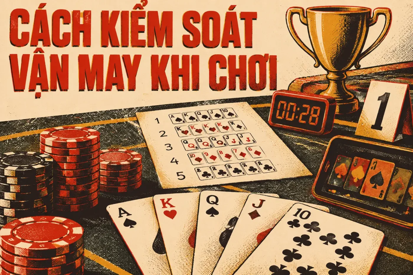 Cách Kiểm Soát Vận May Khi Chơi Xì Dách