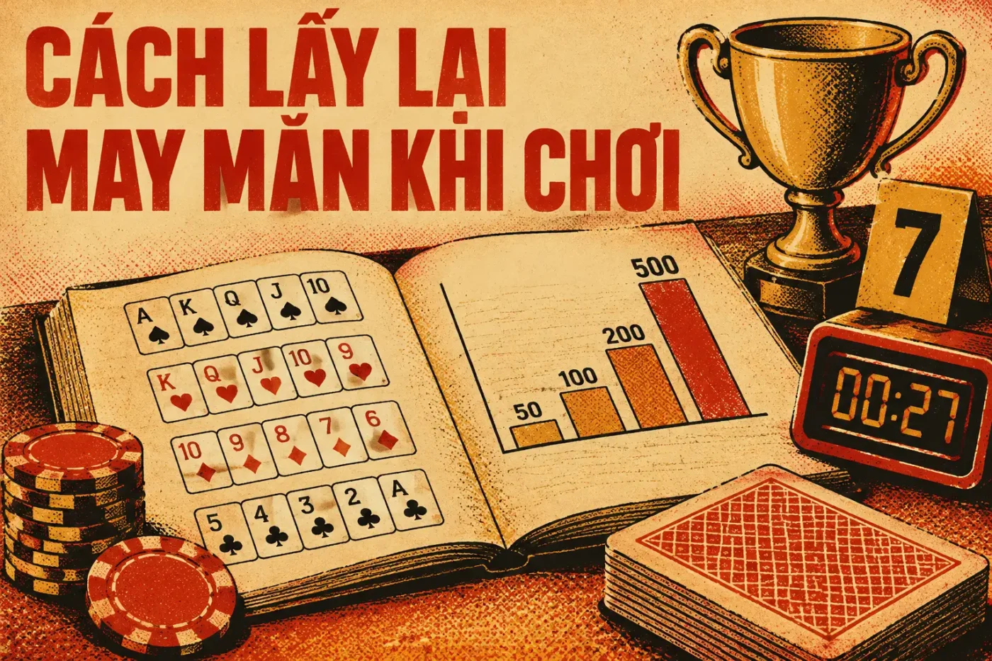 Cách lấy lại may mắn khi chơi Xì Dách