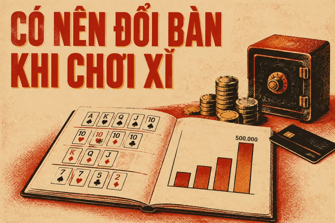 Có nên đổi bàn khi chơi Xì Dách thua liên tục