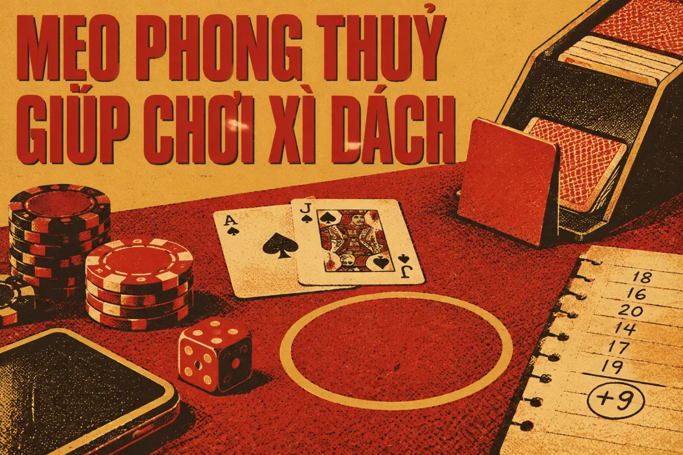 Mẹo phong thuỷ giúp chơi Xì Dách ít thua
