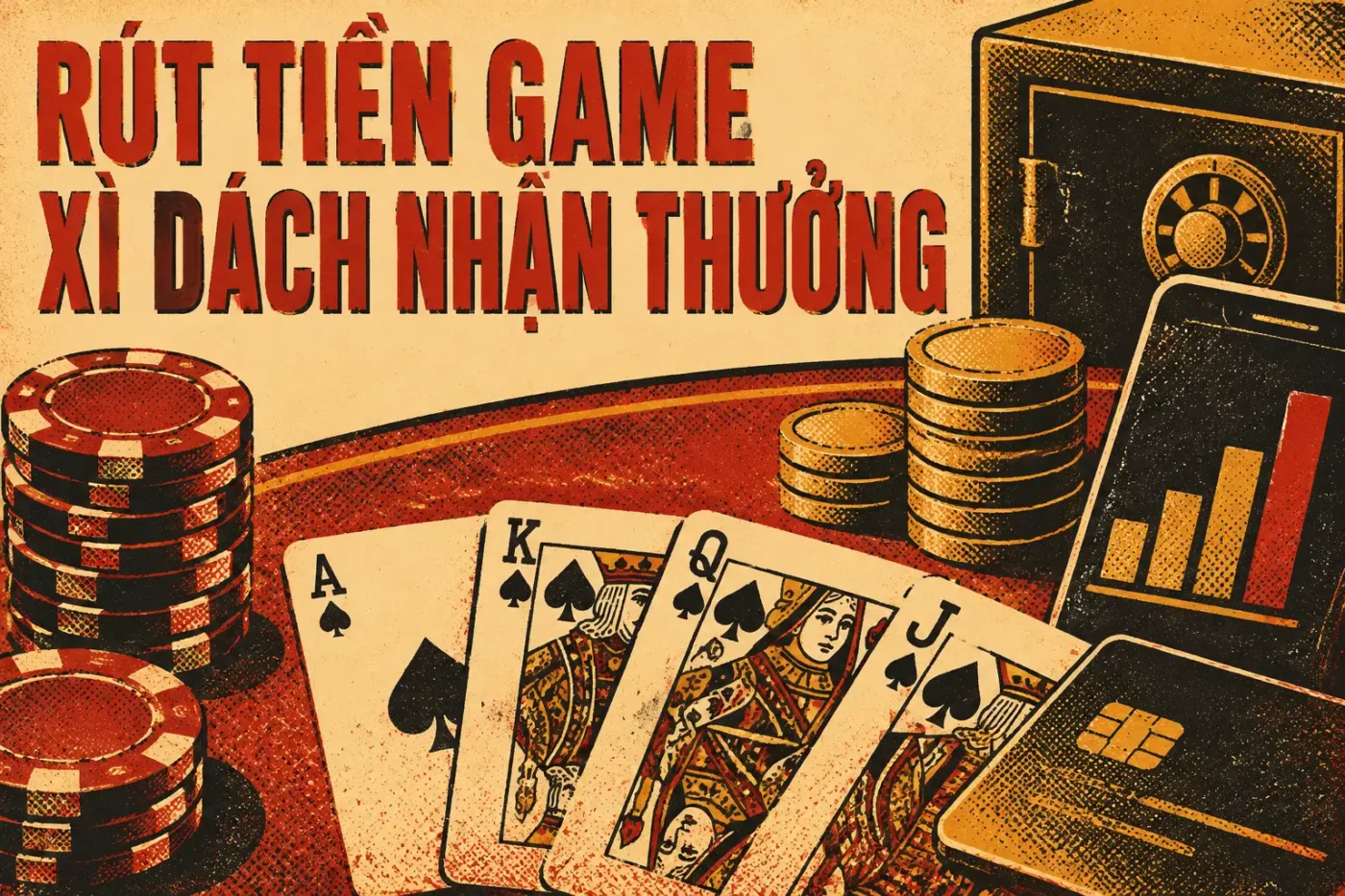 Rút Tiền game Xì dách nhận thưởng thuận tiện 24/7 cực chất