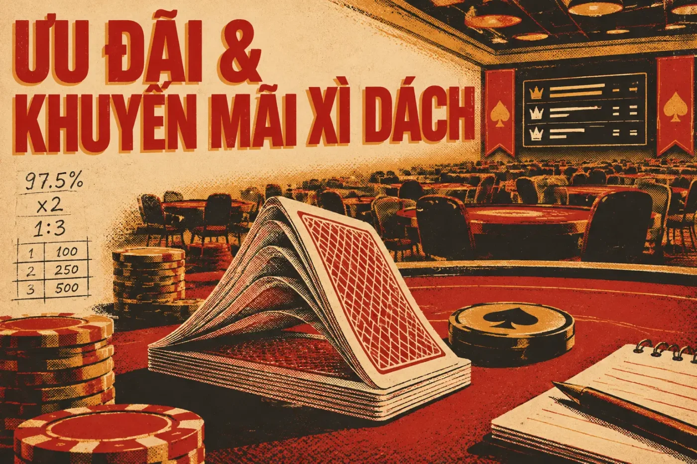 Ưu Đãi & Khuyến Mãi Xì dách cơ hội tăng tiền thưởng có một không hai